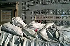 Jennie McGraw's sarcophagus