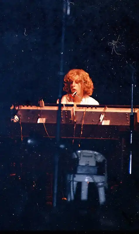 John Evan in concert with Jethro Tull, 1973