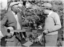 Jackson (left) and King Vidor on the set of the film Hallelujah!