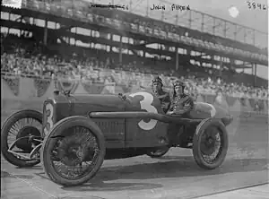 Johnny Aitken on May 13, 1916, at the Sheepshead Bay Speedway