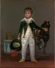 Francisco de Goya: Pepito Costa y Bonelisc. 1813