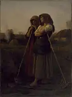 Jules Breton, The Close of Day, 1865