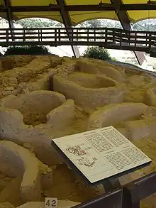 The Kalavasos-Tenta archaeologic site, located 4&nbsp;km south of Kalavasos.