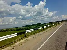 Image 18Guard rail on road in Kaluga Oblast (Russia) (from Road traffic safety)