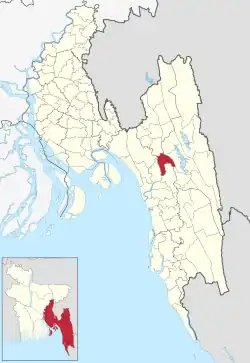 Location of Kawkhali