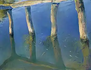 Animals: Fish; 1908, pastel on paperboard, 82 × 63 cm, National Museum, Poznań.