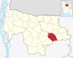 Location of Kendua