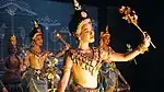 Khmer apsara dancers