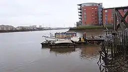 King's Inch and the Ferry Village from the Renfrew Ferry