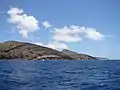 Koko Crater as seen from a boat, with Koko Crater and Makapu'u point