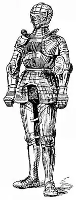 Sparrow-beak visored Maximilian armour