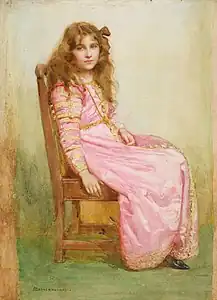 Lady Elizabeth Bowes-Lyon aged seven (1907)