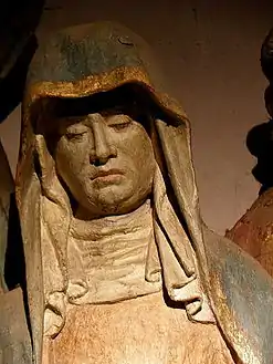 The descent from the cross.  Église Notre-Dame. Lampaul-Guimilaiu