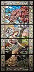 Le Printemps; by Eugène Grasset (designer) and Félix Gaudin (glazier); 1894; glass and lead; 298 x 136&nbsp;cm; Musée des Arts Décoratifs (Paris)