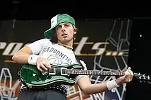 Gaze performing with Lostprophets at Ozzfest Donington Park in 2002