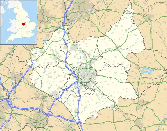 Groby is located in Leicestershire