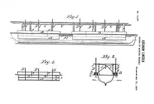 Lincoln's Patent drawings for Patent No. 6,469