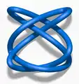 Three-twist knot  
  
    
      
        (
        
          n
          
            x
          
        
        ,
        
          n
          
            y
          
        
        ,
        
          n
          
            z
          
        
        )
        =
        (
        3
        ,
        2
        ,
        7
        )
      
    
    {\displaystyle (n_{x},n_{y},n_{z})=(3,2,7)}
  
  
  
    
      
        (
        
          ϕ
          
            x
          
        
        ,
        
          ϕ
          
            y
          
        
        )
        =
        (
        0.7
        ,
        0.2
        )
      
    
    {\displaystyle (\phi _{x},\phi _{y})=(0.7,0.2)}