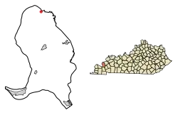 Location in Livingston County, Kentucky