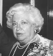 Liz Carpenter in 1987