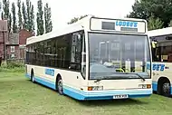 Lodges Coaches Optare Excel 1 in High Easter in August 2010