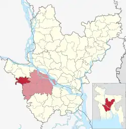 Location of Madhukhali