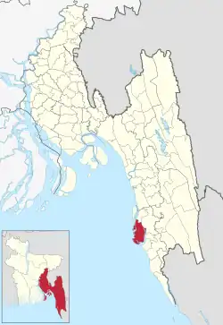 Location of Moheshkhali