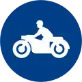Motorcycle lane