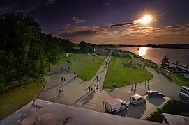 Lake Malta – popular, 2.2 km long artificial lake.