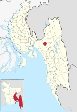 Location of Manikchhari