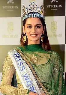 Miss World 2017Manushi Chhillar India