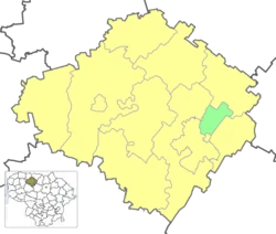 Location of Ginkūnai Eldership