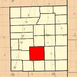Location in Iroquois County