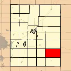 Location in Butler County
