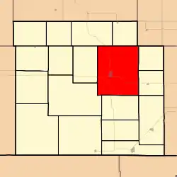 Location in Barber County