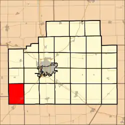 Location in McLean County