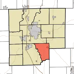 Location in Bartholomew County