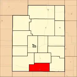 Location in Greenwood County