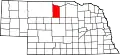 State map highlighting Brown County