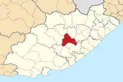 Location in the Eastern Cape