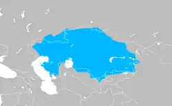 Territory of the Kazakh Khanate