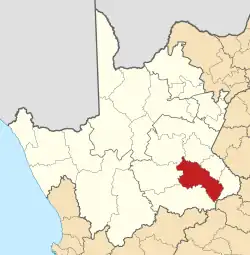 Location in the Northern Cape