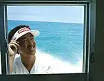 Masayoshi Takanaka on a boat