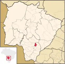 Location in Mato Grosso do Sul state