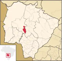Location in Mato Grosso do Sul state