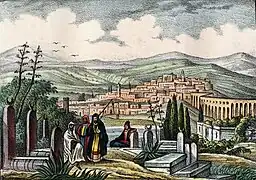 City of Medea, capital of Titetteri beylik, by Léon Galibert (1844)