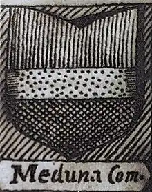 Meduna Coat of Arms (18th century), Armoriale Manin – Manoscritto 201