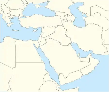 Al Asad is located in Middle East