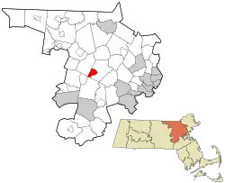 Location in Middlesex County, Massachusetts