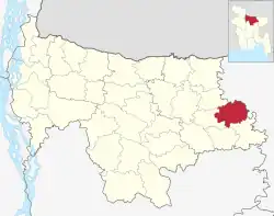 Location of Mohanganj